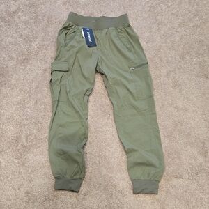 Hiwise Olive Green Cargo Joggers, Size 2, NWT